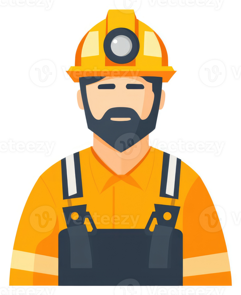 Illustration of a miner in safety gear. png