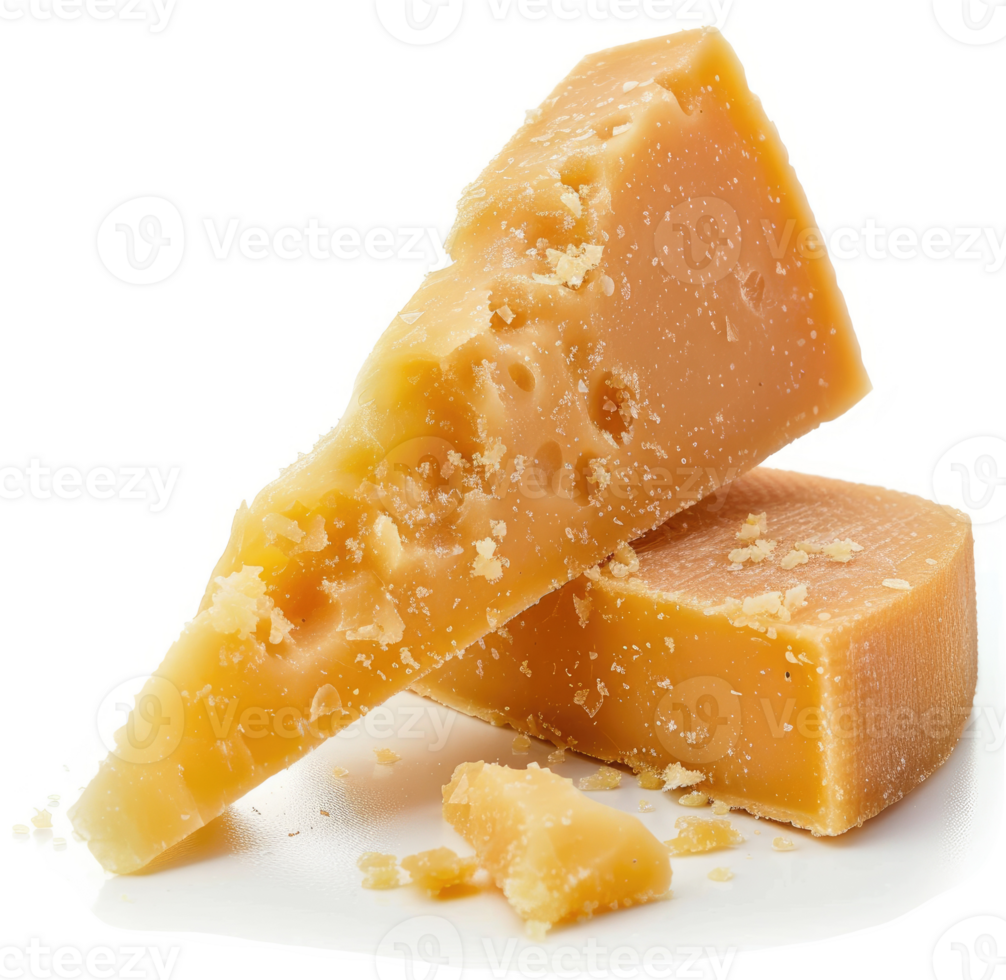 Close-up of aged gouda cheese slices. png