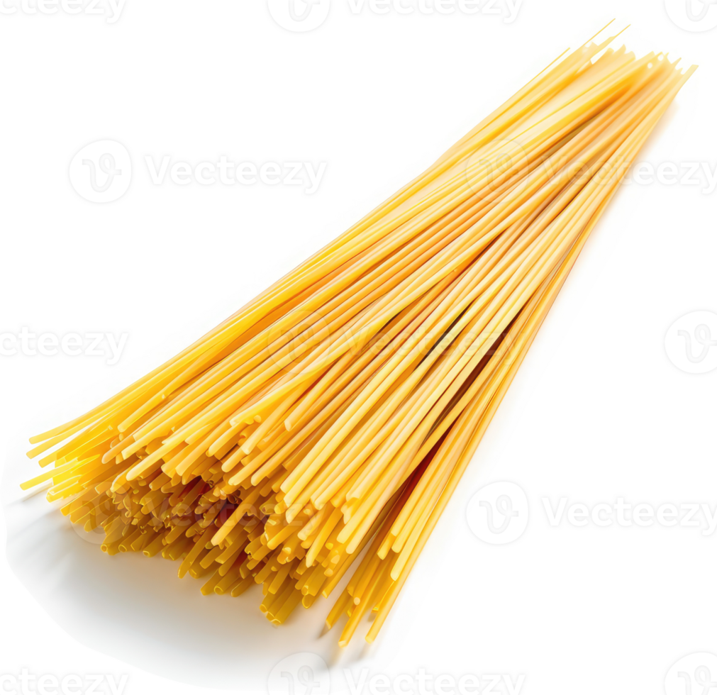 A pile of uncooked spaghetti strands. png
