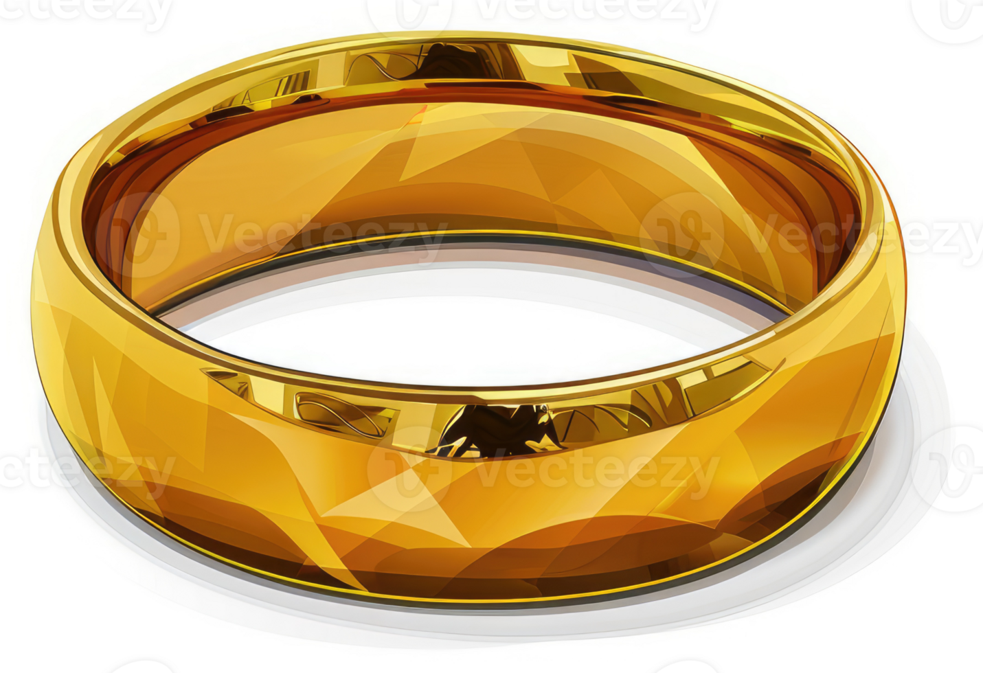 A stylized golden ring, reminiscent of a powerful artifact. png