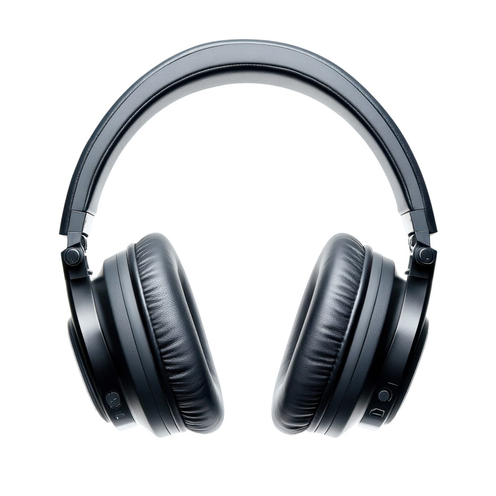 Over-ear headphones, a comfortable listening device. png
