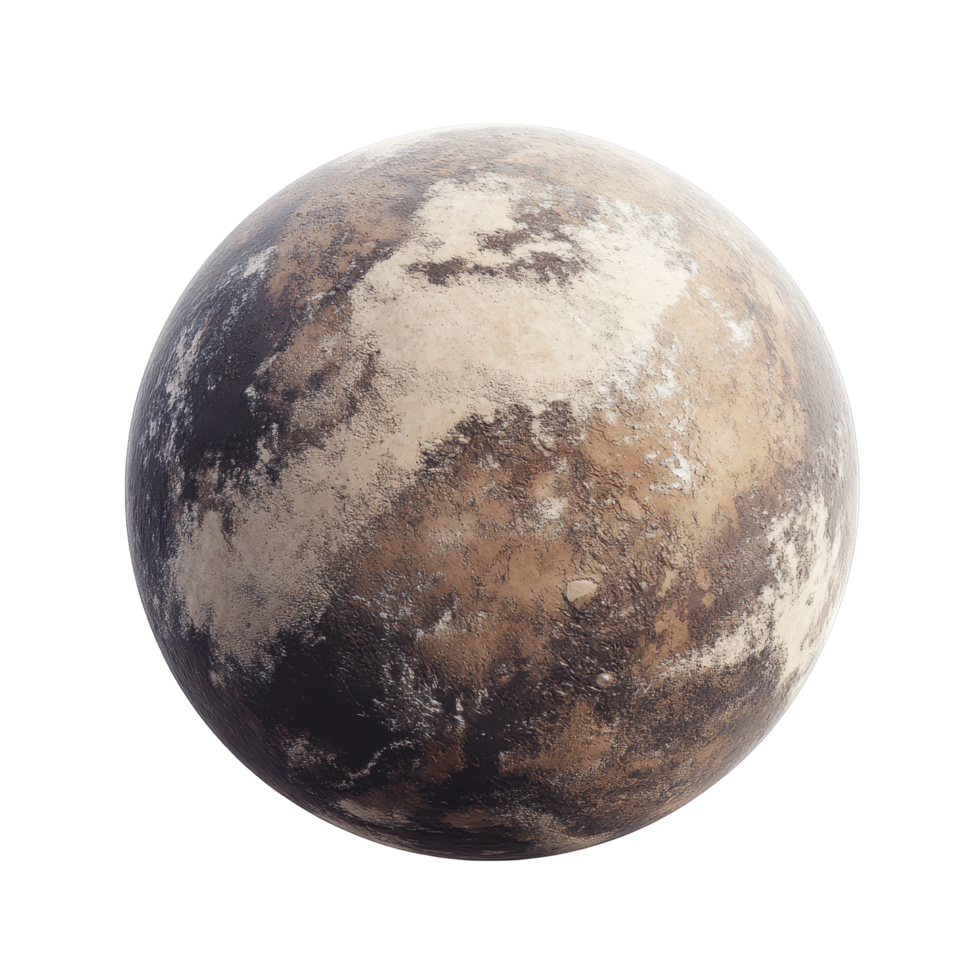 A hypothetical, desolate exoplanet's surface texture. png