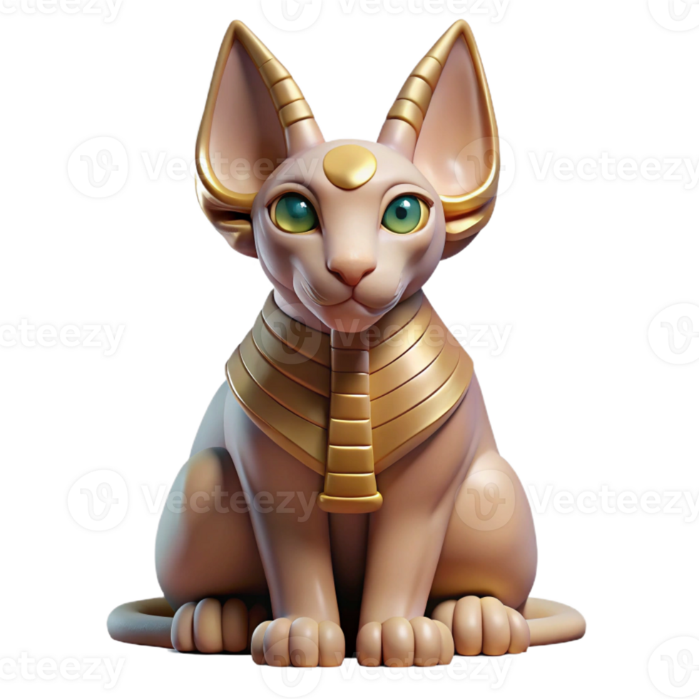 serene minimalist stunning abstract A Wise Sphinx with Enigmatic Eyes Posing detailed professional png