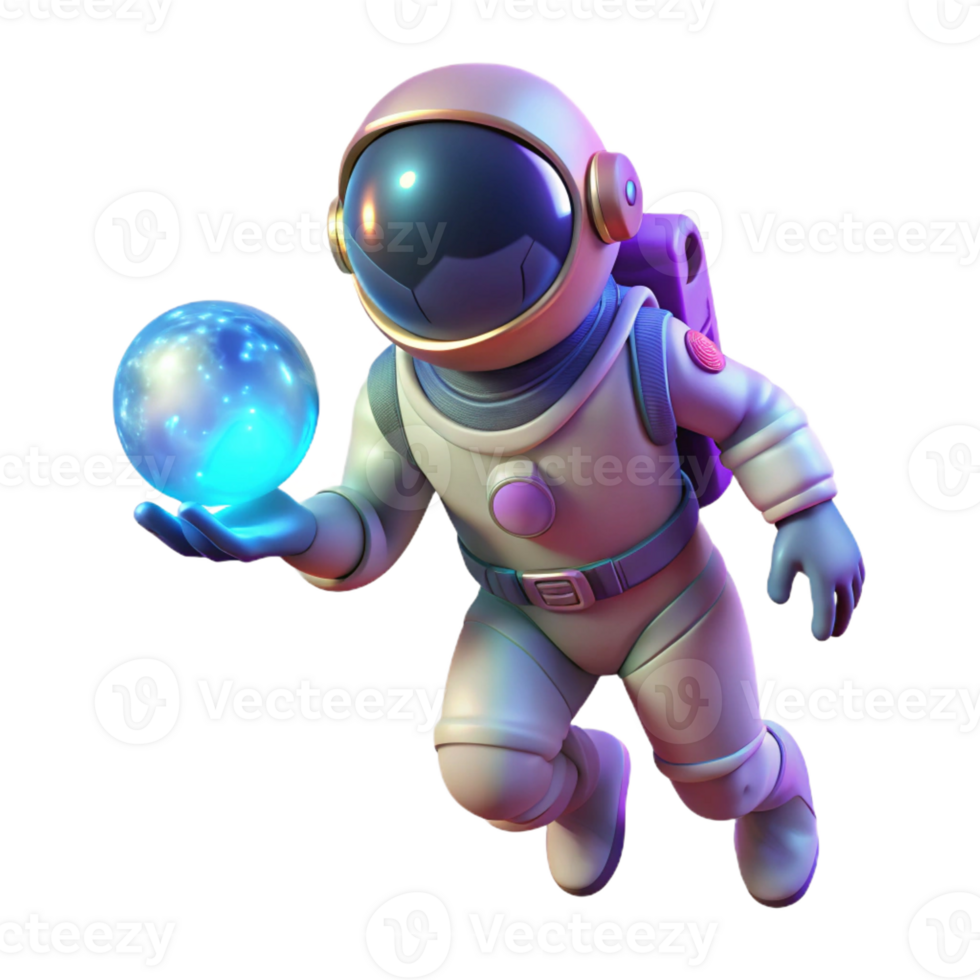 impressive abstract beautiful contemporary A Lone Astronaut Clad in a Bioluminescent high quality exclusive png