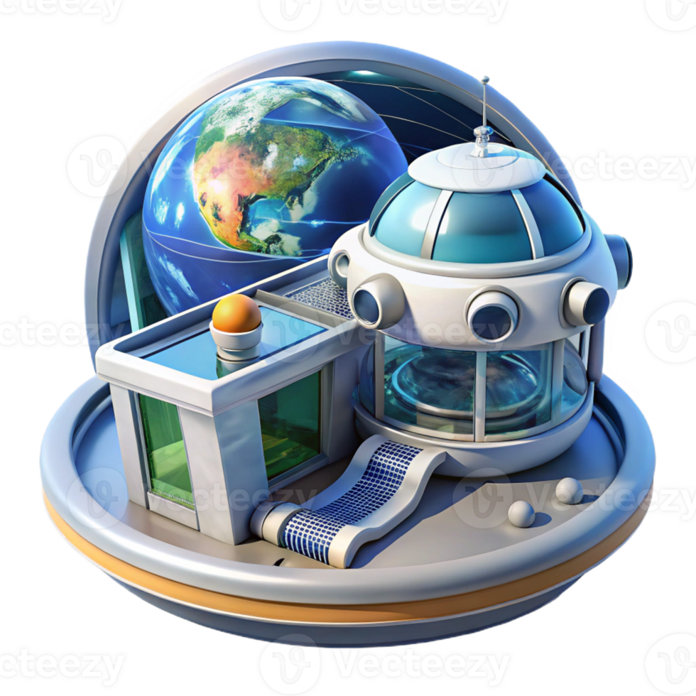 impressive traditional magnificent minimalist Space Station Modular Architecture Zero high quality high resolution png