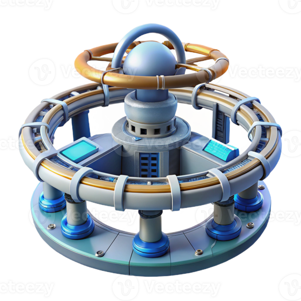 wonderful modern vibrant traditional A Space Station with Rotating Rings and high resolution premium png