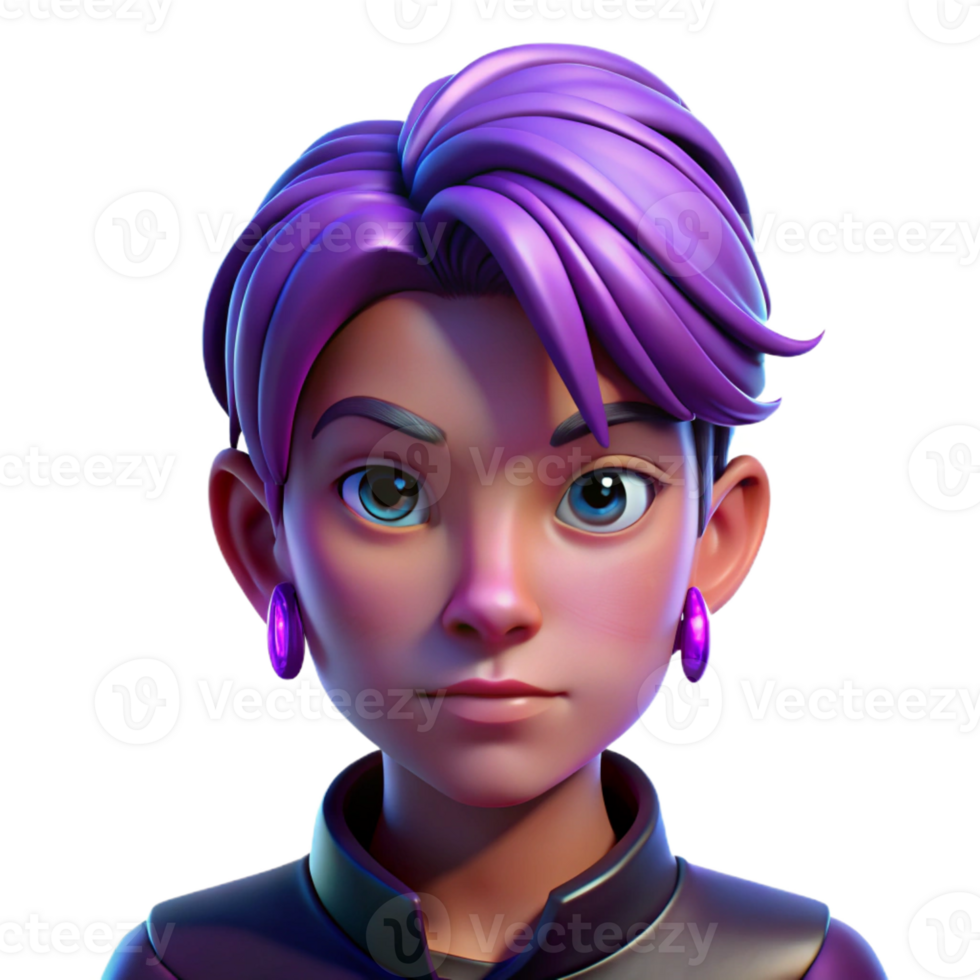 elegant traditional dramatic artistic Portrait of a Nonbinary Person with exclusive original png