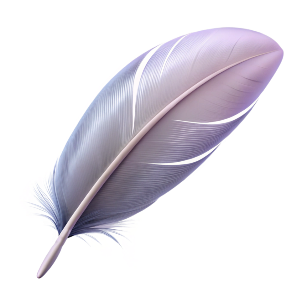 serene artistic beautiful vintage Single Floating Feather Soft detailed high resolution png