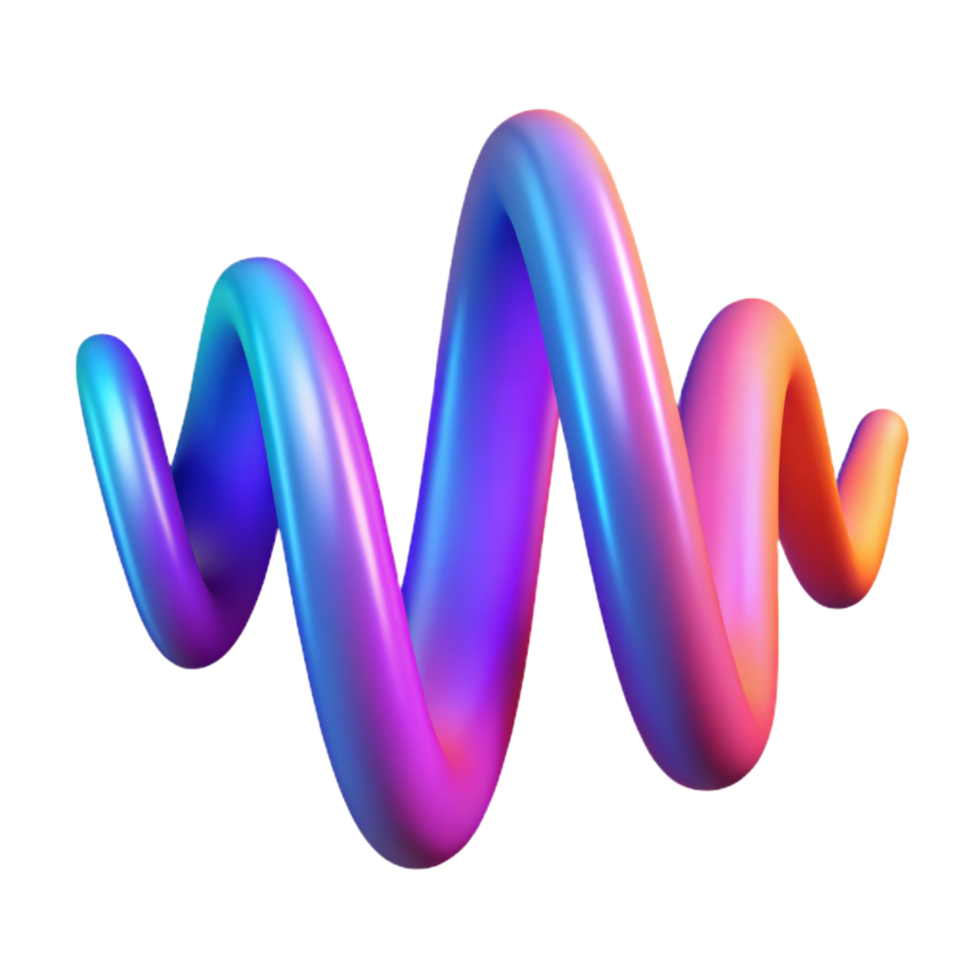 beautiful abstract beautiful traditional Sound Waves Flowing original genuine png