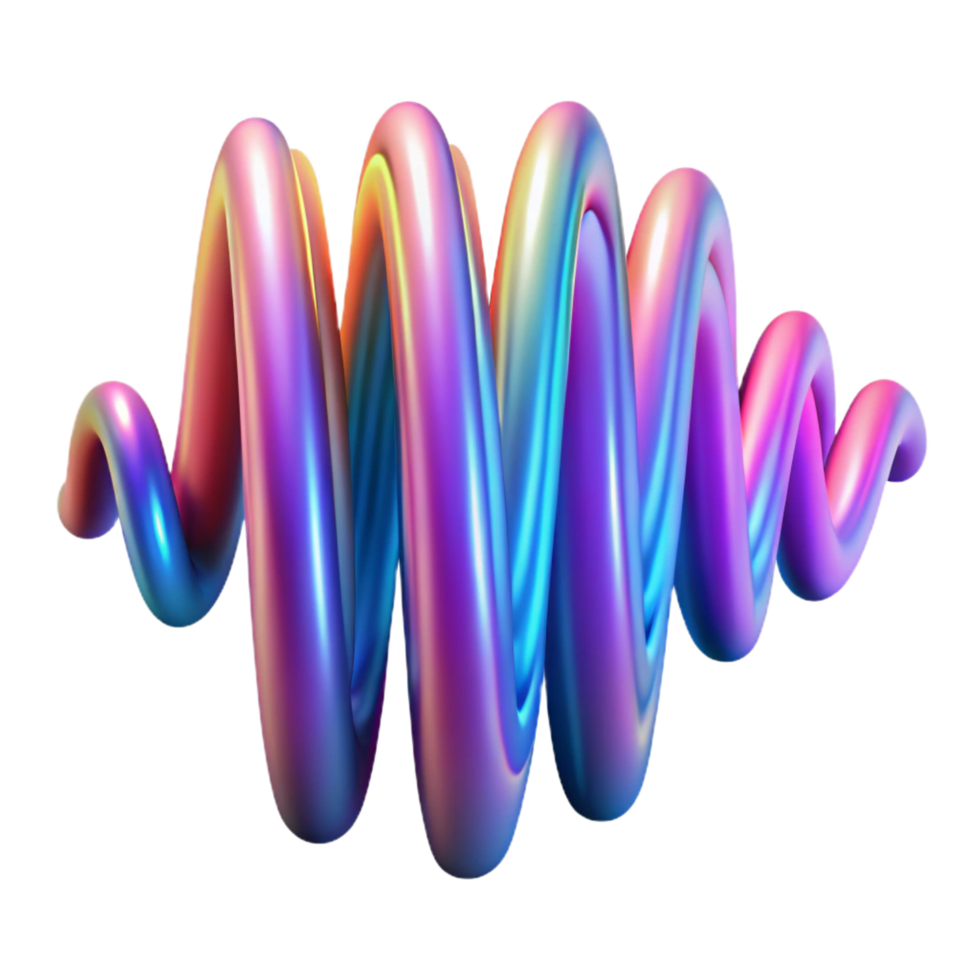 dramatic vintage magnificent abstract Sound Waves Flowing original genuine png