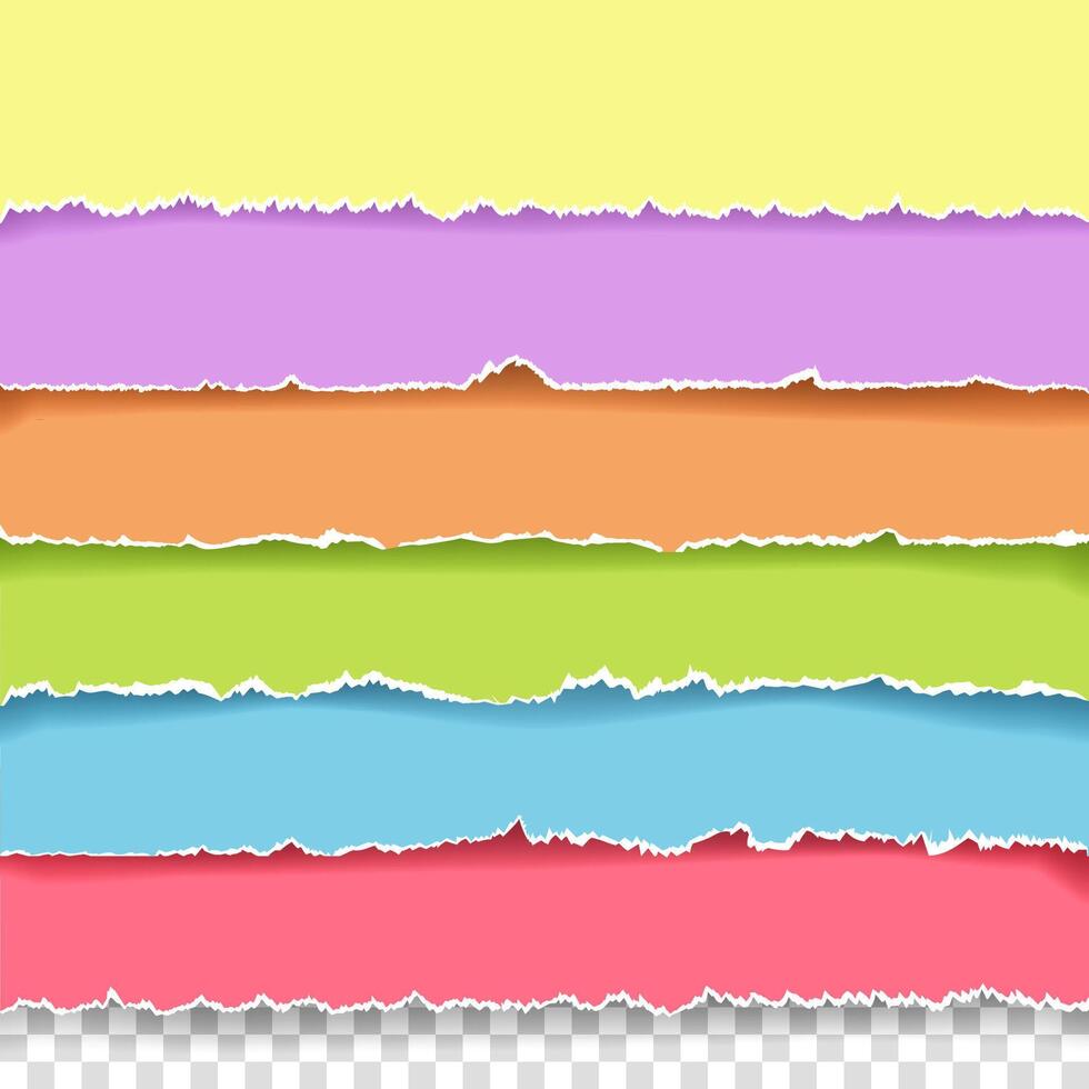 Torn paper pieces with copy space vector