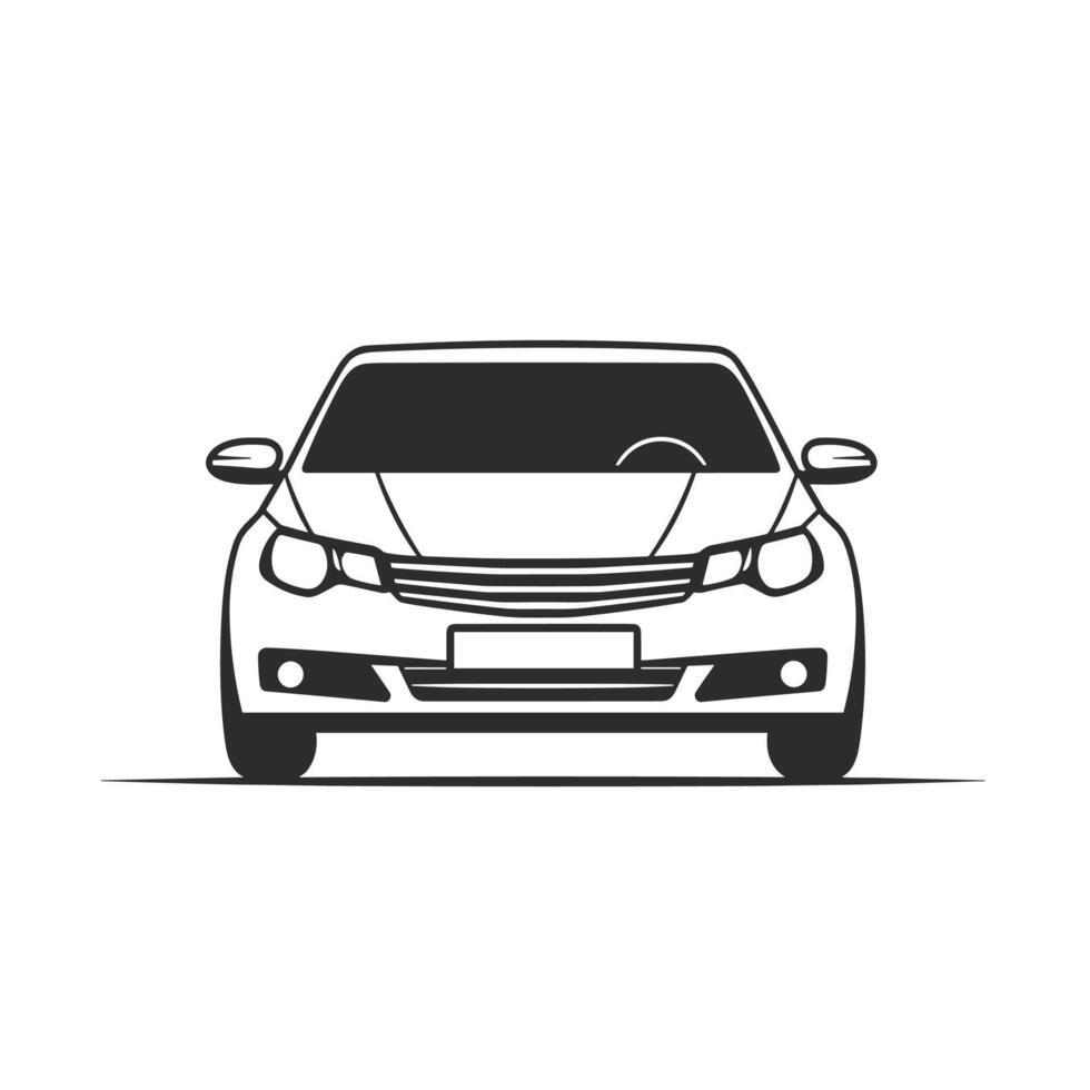 Hand-Drawn Modern Car Icon Icon Set with Clean Style vector