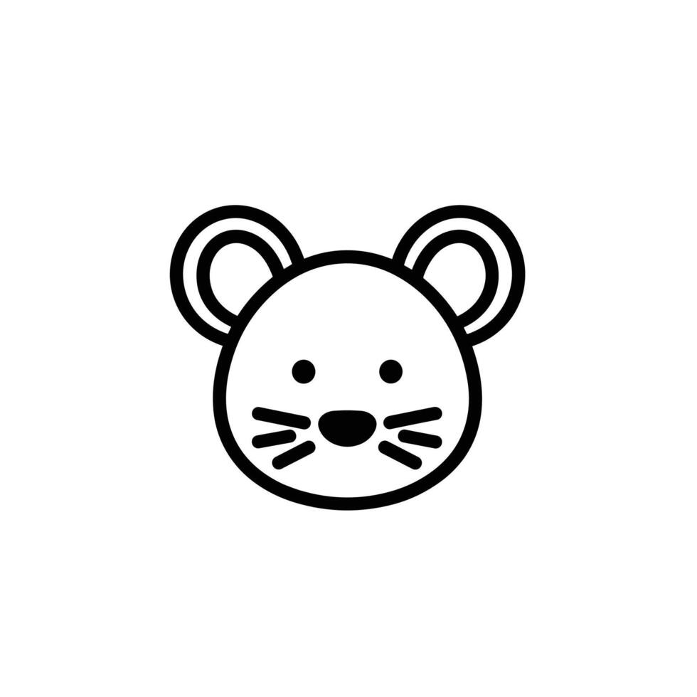 Abstract Mouse Icon Line Icon Set with Subtle Texture vector