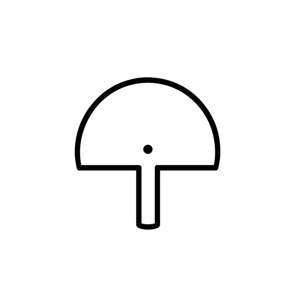Realistic Pizza Cutter logog Isolated Clipart with Clean Style vector