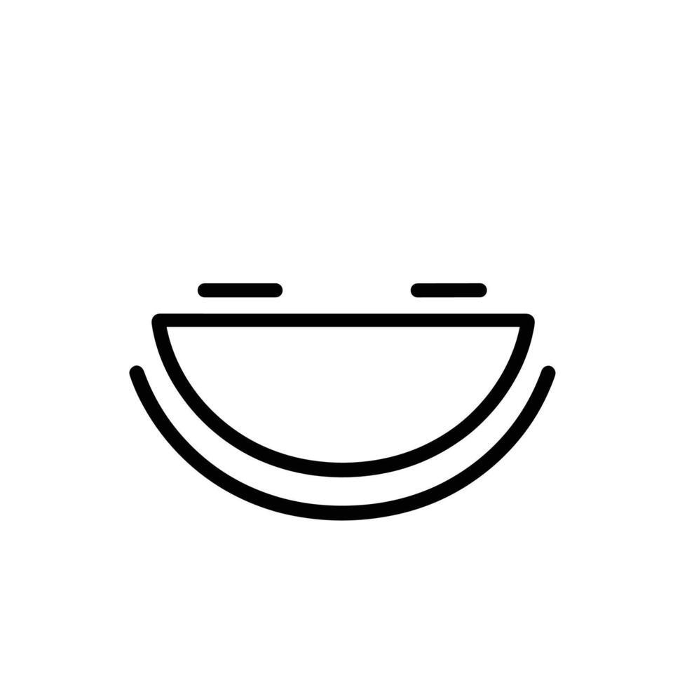 Soft Plate logogo Line Design Element in HD Quality vector