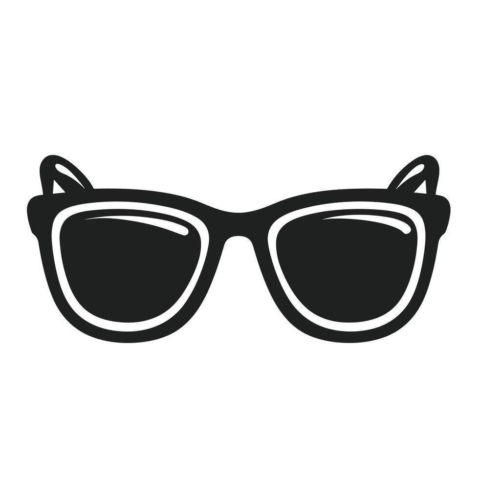 Elegant Sun Glassess Ico Graphic Template for Branding vector