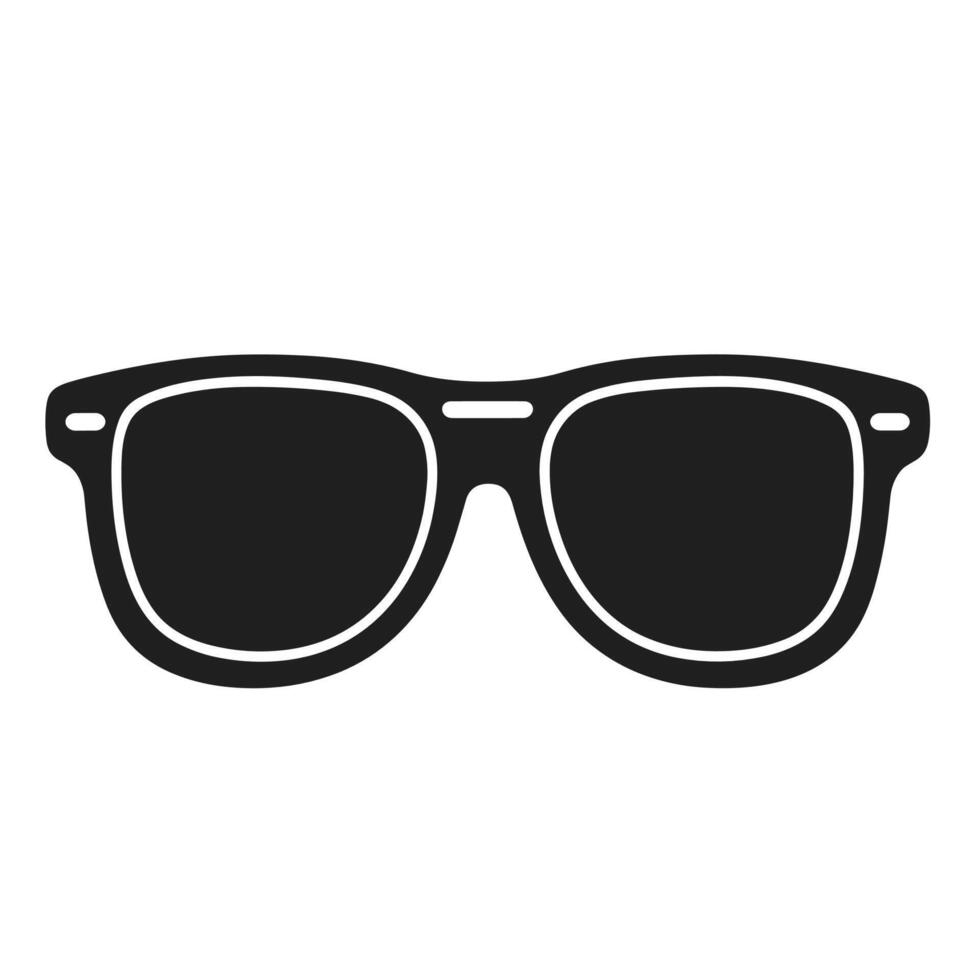 Flat Sun Glassess Icon Illustration in HD Quality vector