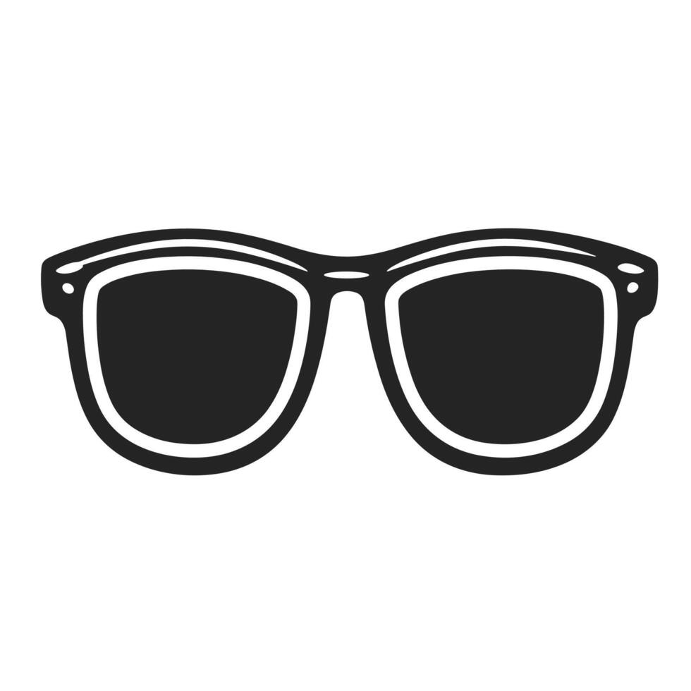 Soft Sun Glassess Icon Graphic Template for Branding vector