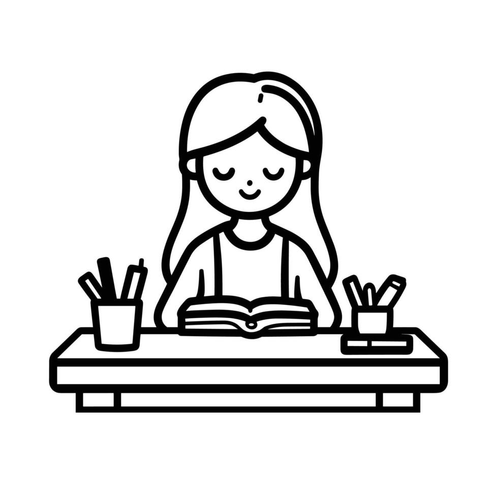 Abstract Teacher Icon Des Icon Set on White Background vector