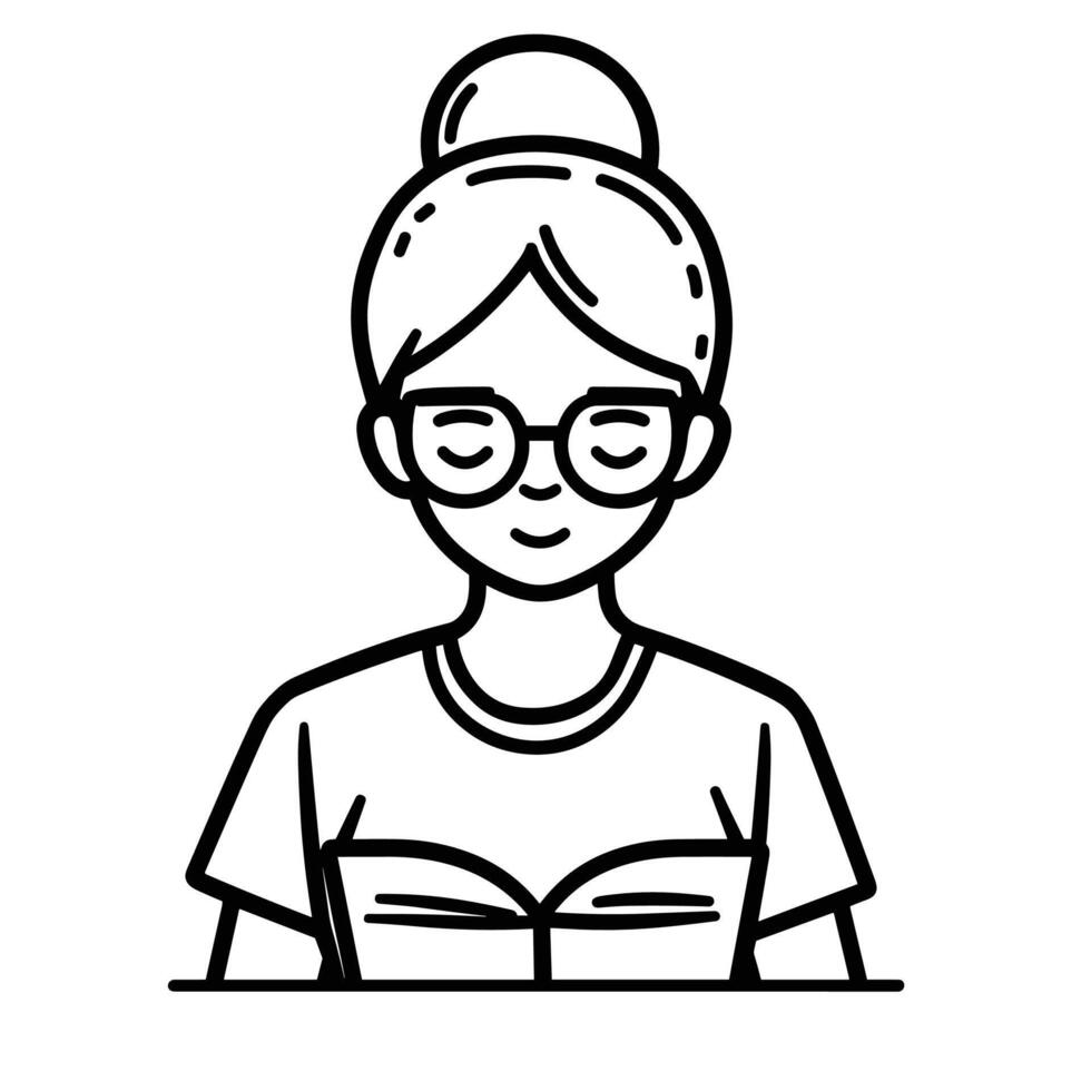 Creative Teacher Icon Des Design Element for Branding vector