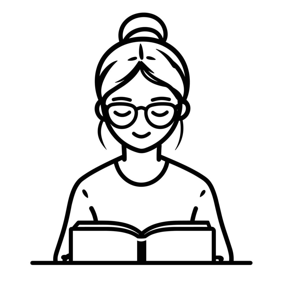 Flat Teacher Icon Des Illustration with Subtle Texture vector