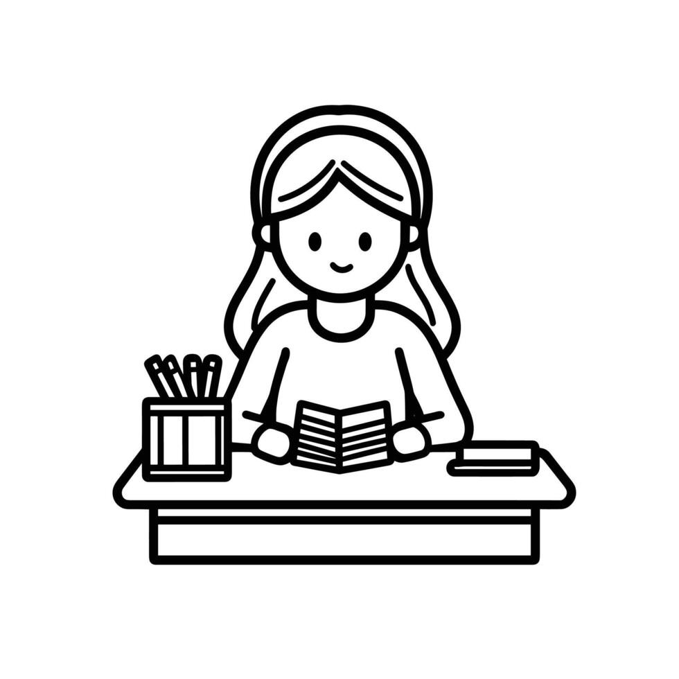 Soft Teacher Icon Desig Icon Set for Branding vector