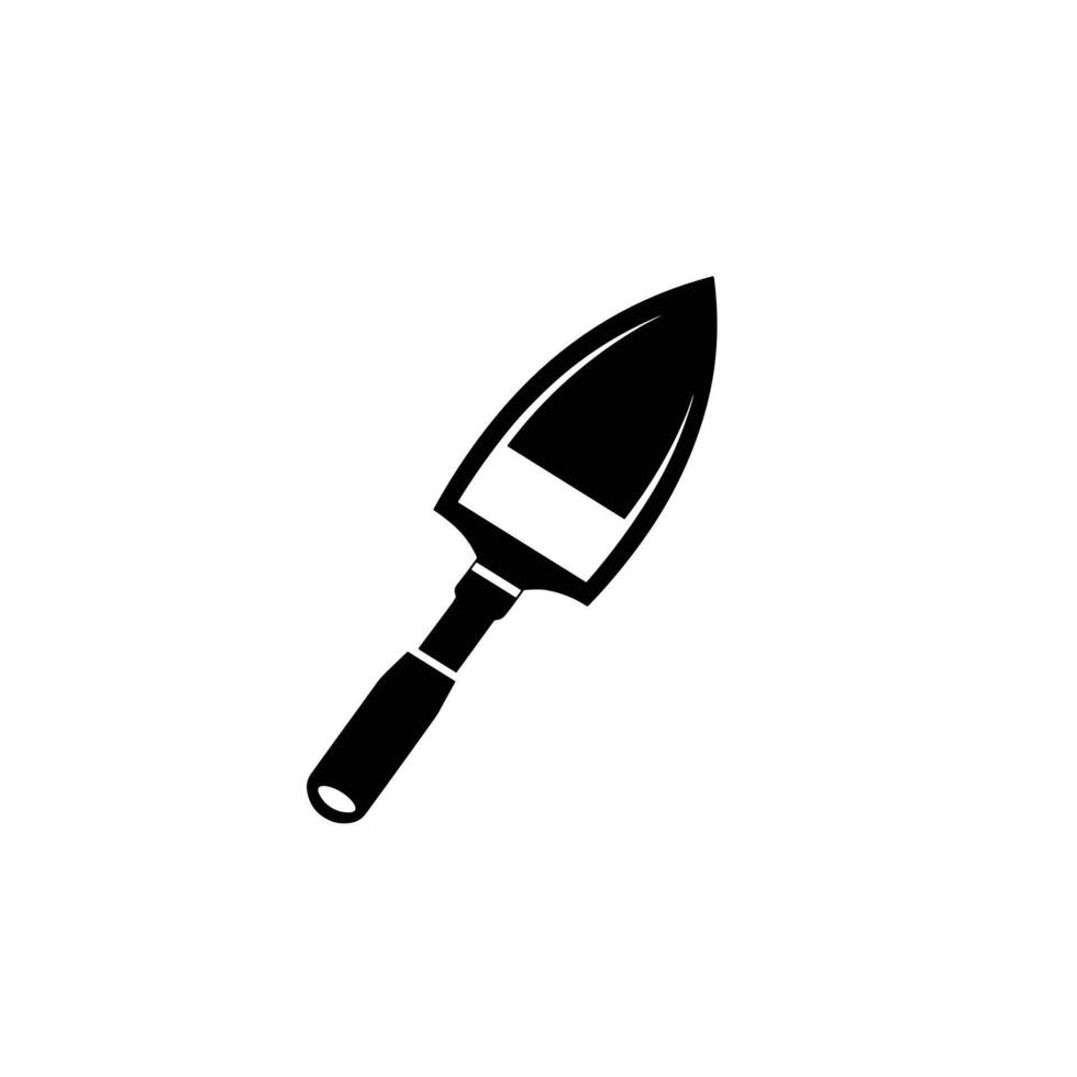 Hand-Drawn Trowel logogo Line Illustration for Branding vector