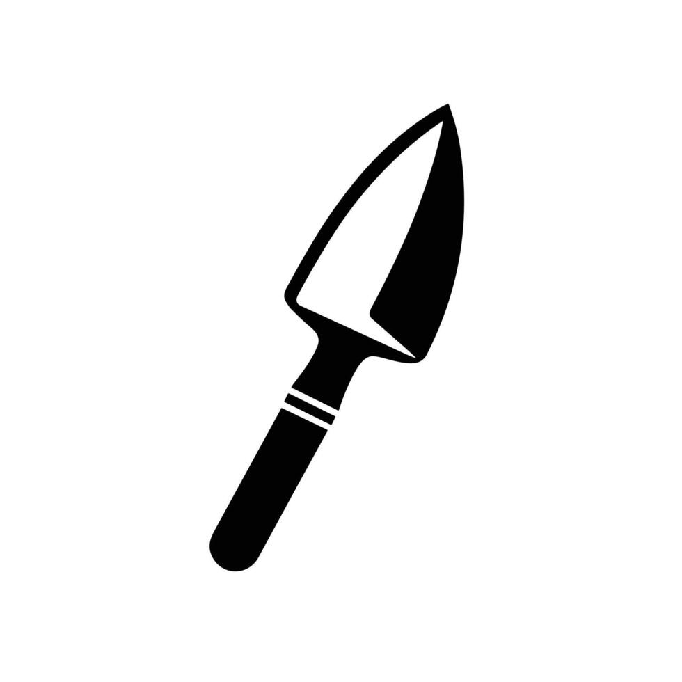 Creative Trowel logogo Line Illustration with Clean Style vector
