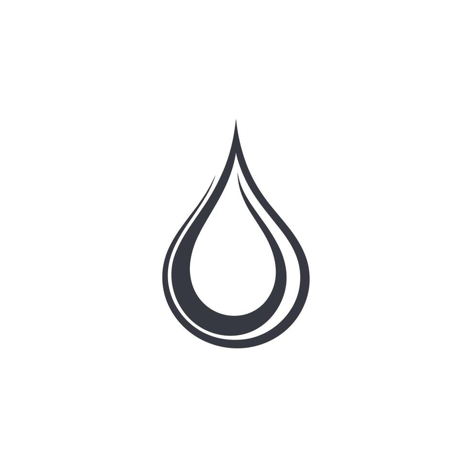 Realistic Water Drop Icon Isolated Clipart with Subtle Texture vector