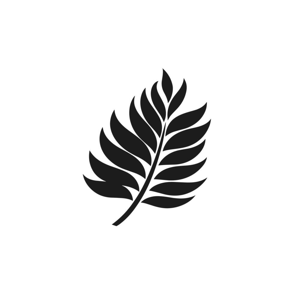 Elegant Palm Leaf logogo Design Element for Branding vector