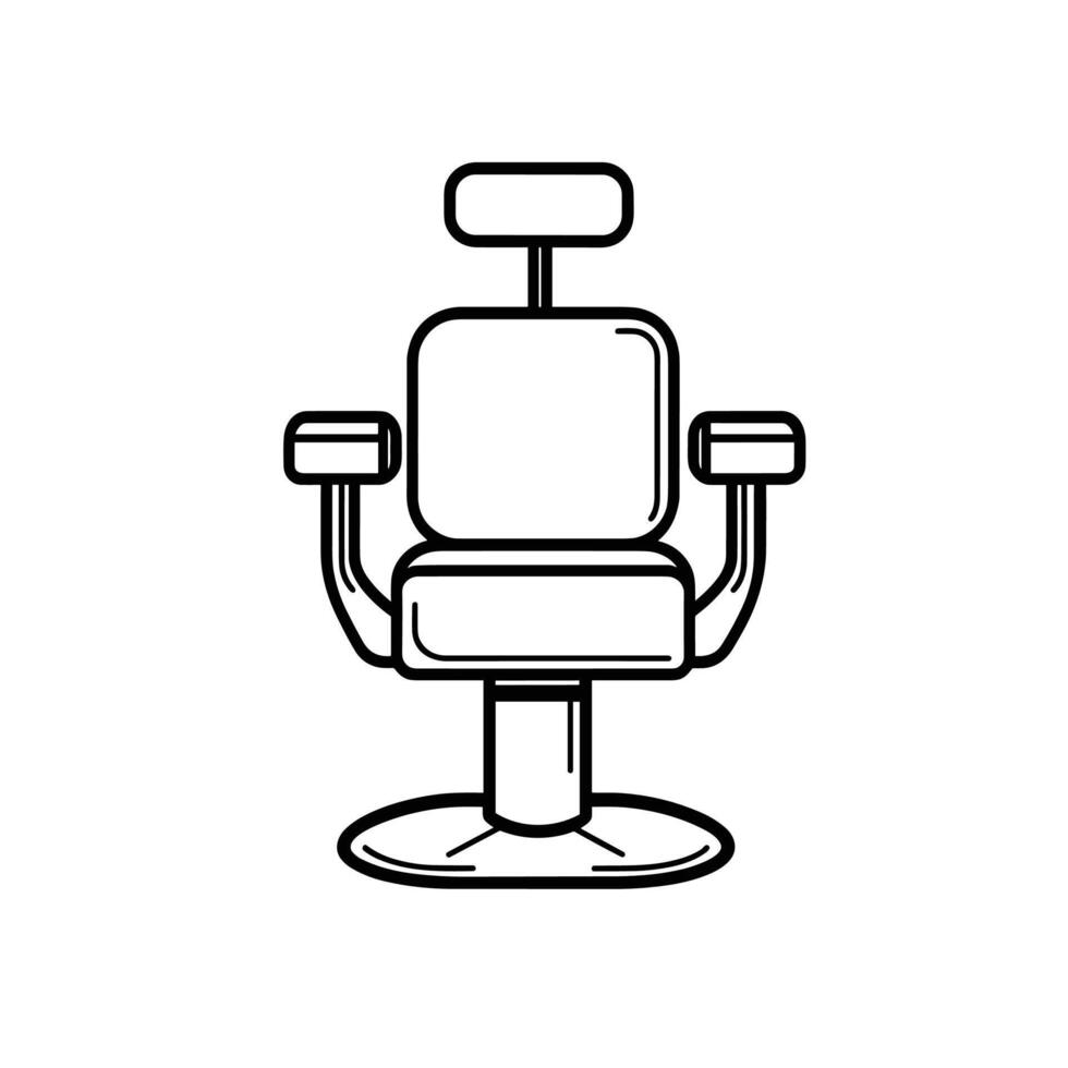 Soft Of Barber Illustration with Clean Style vector