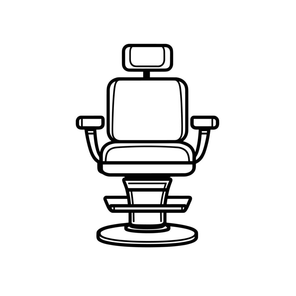 Hand-Drawn Of Barber Design Element for Branding vector