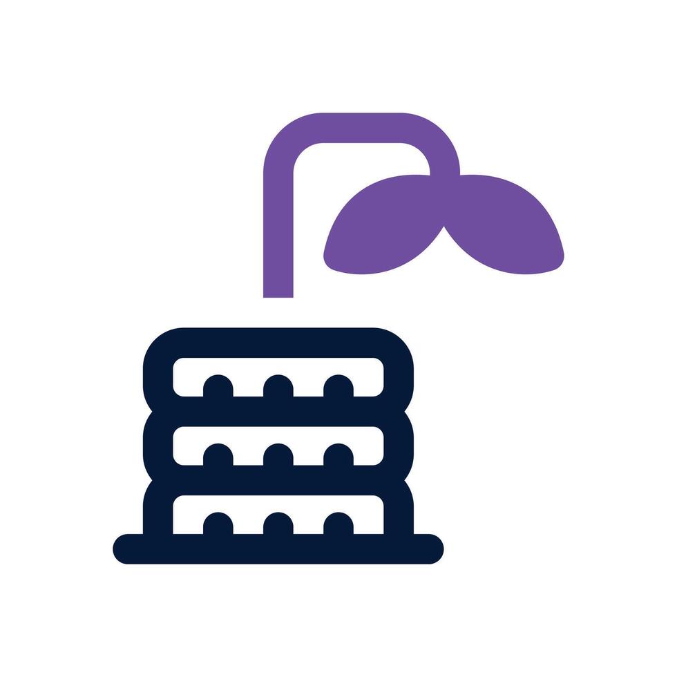 loss dual tone icon. Sleek and modern icon for websites and mobile apps. vector