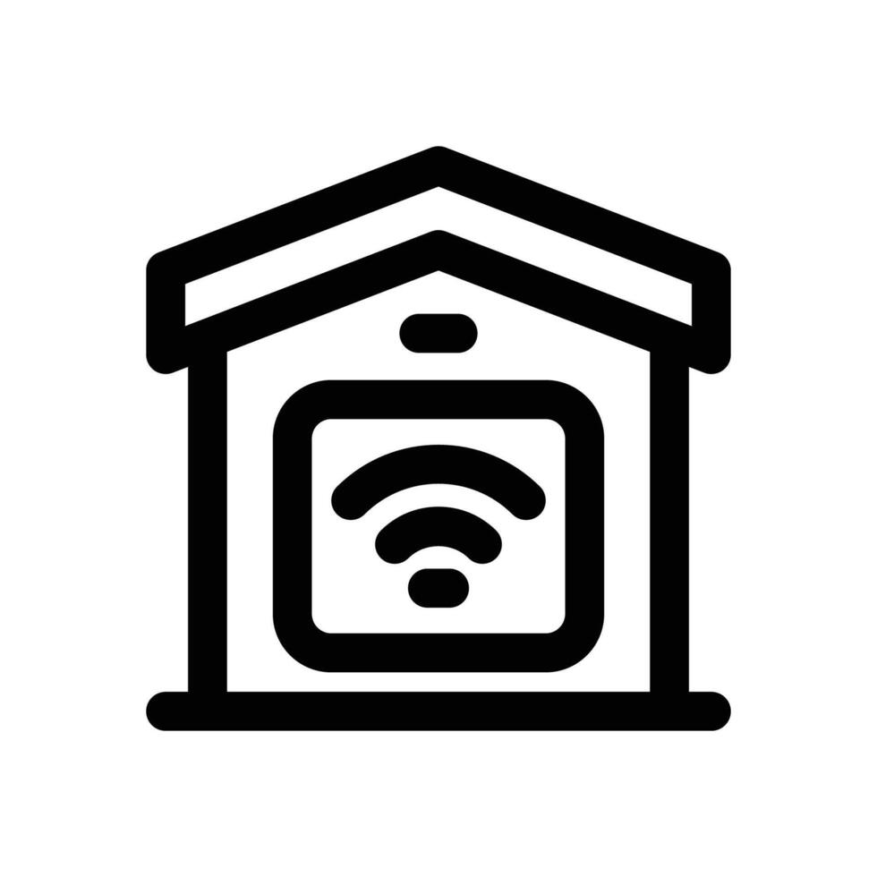 home automation line icon. Clean and minimalist icon for websites and mobile apps. vector