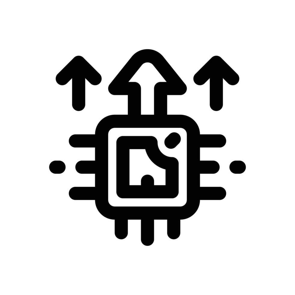 firmware line icon. Clean and minimalist icon for websites and mobile apps. vector