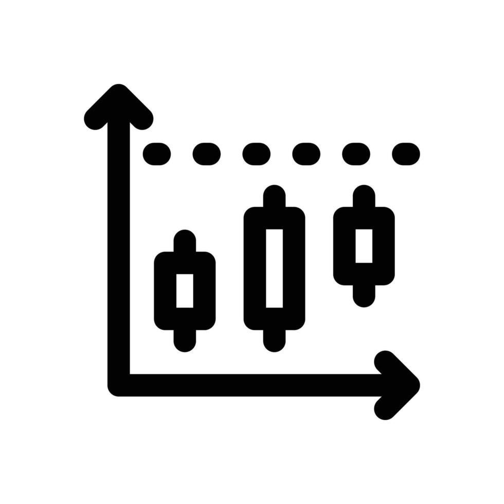 graph line icon. Clean and minimalist icon for websites, mobile apps, presentations, and logos. Fully scalable and customizable for any project. vector