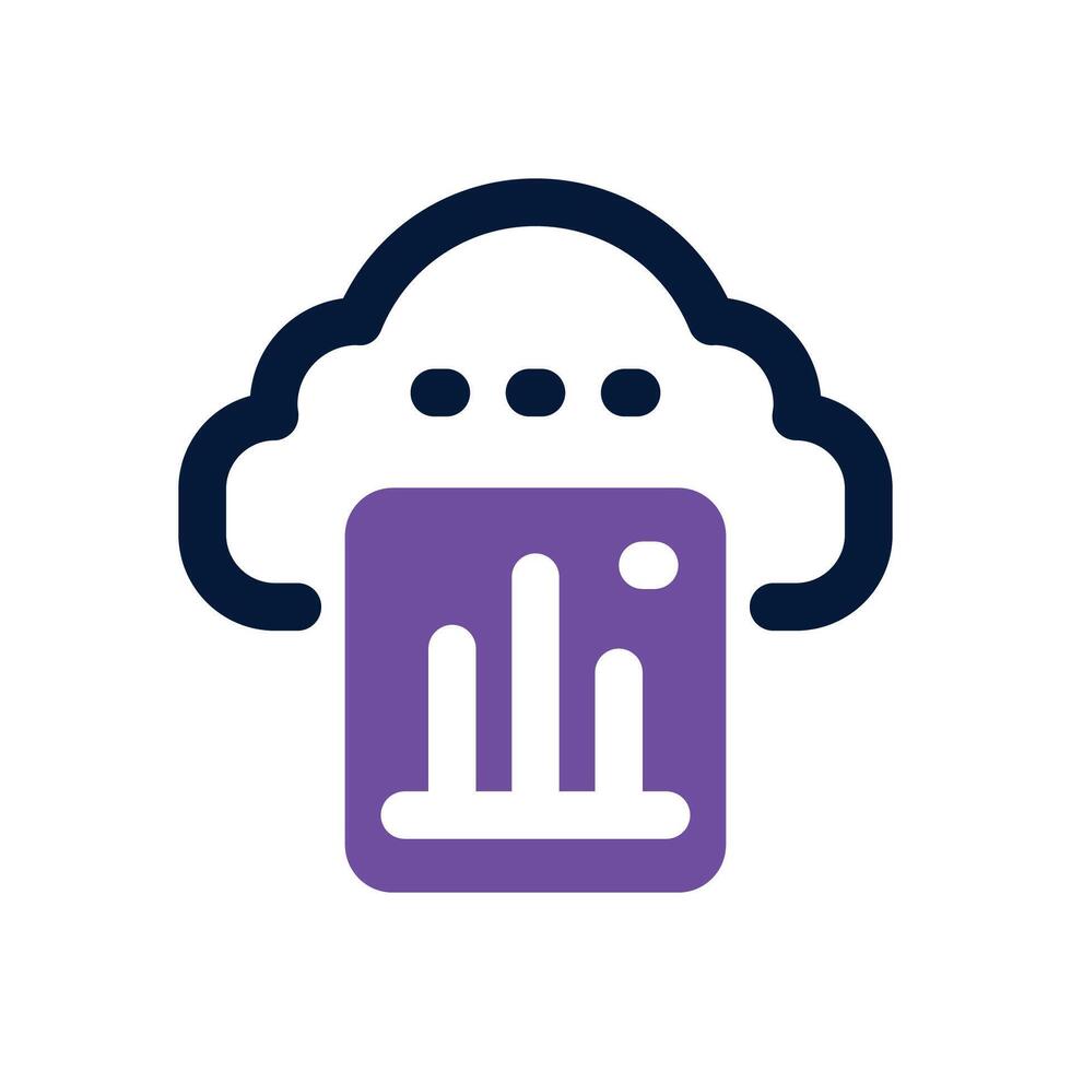 server optimization dual tone icon. Sleek and modern icon for websites and mobile apps. vector