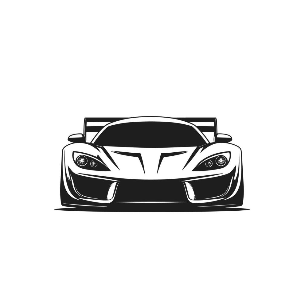 Modern Of Car Illustration on White Background vector
