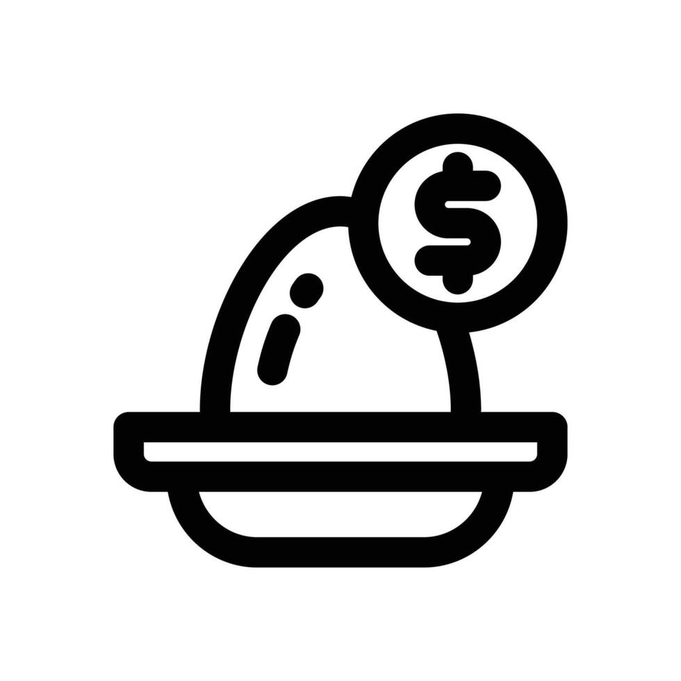 nest line icon. Clean and minimalist icon for websites and mobile apps. vector