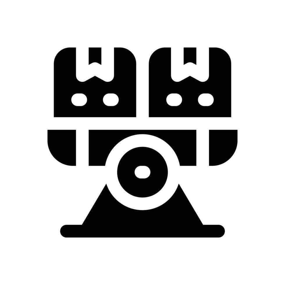 stable glyph icon. Strong and solid icon for websites and mobile apps. vector