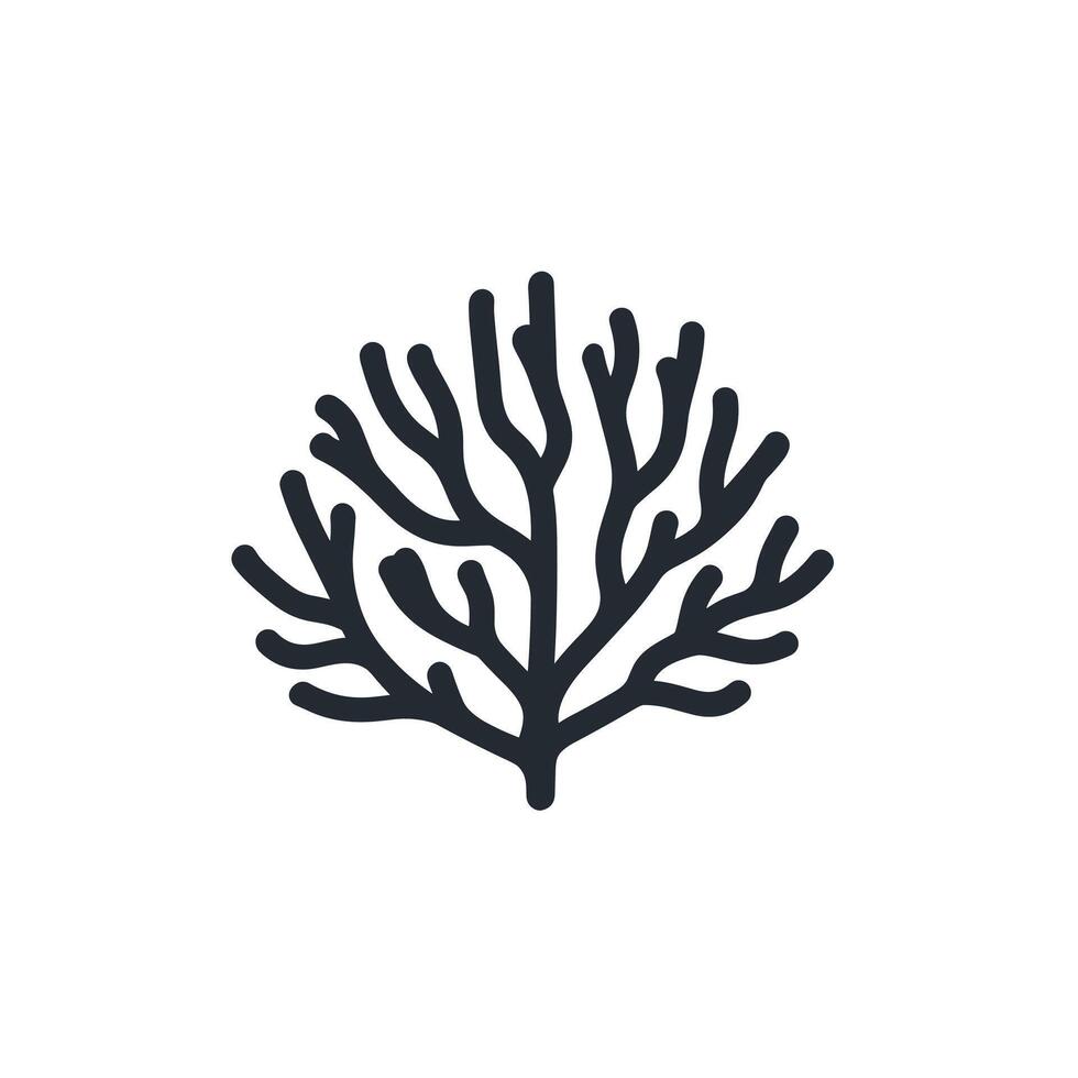 Realistic Of Coral Icon Set with Clean Style vector