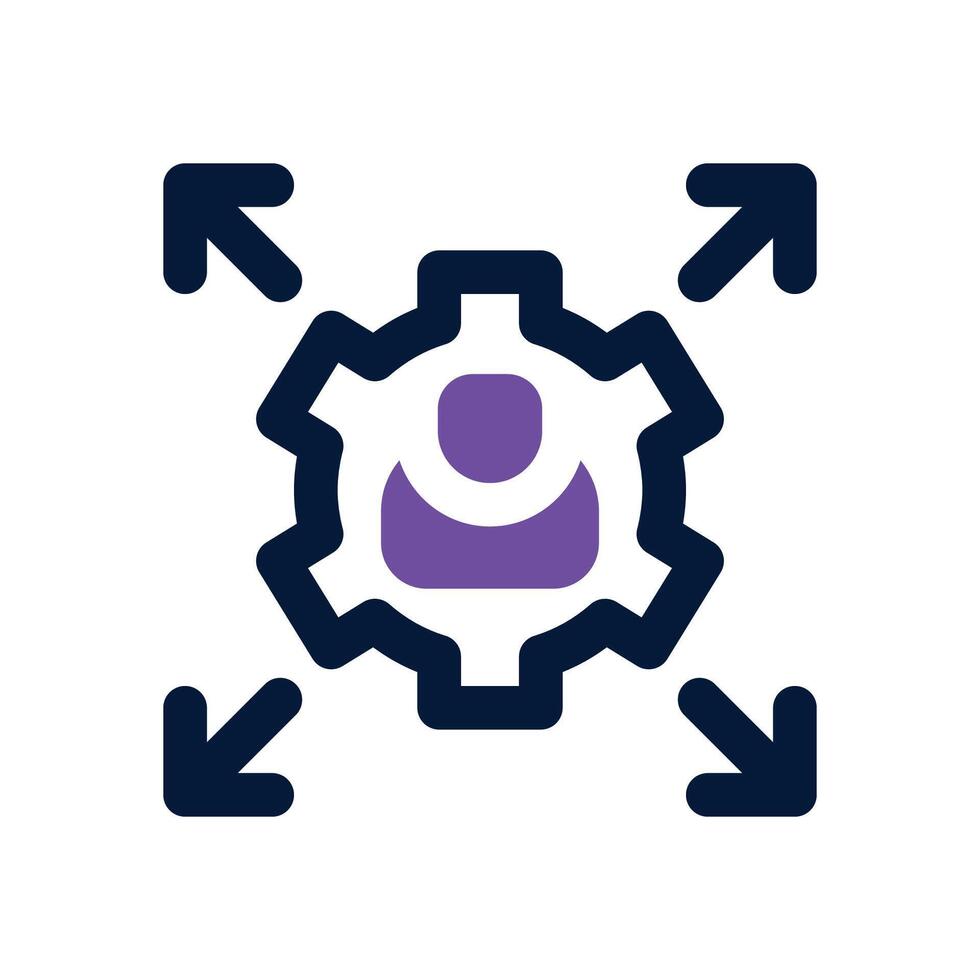 capability dual tone icon. Sleek and modern icon for websites and mobile apps. vector
