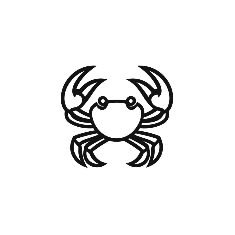 Creative Of Crab Isolated Clipart with Subtle Texture vector