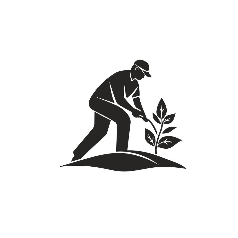 Modern Of Cultivator Illustration on White Background vector