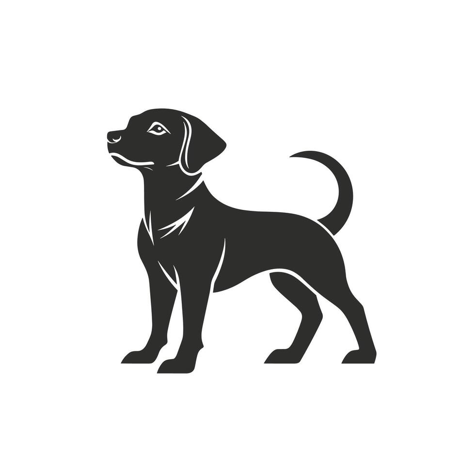 Flat Of Dog Design Element in HD Quality vector