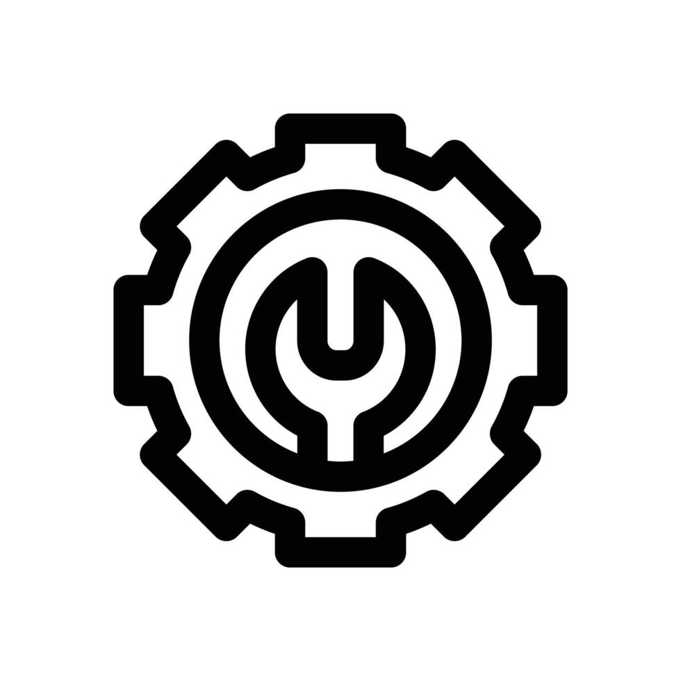 configuration line icon. Clean and minimalist icon for websites, mobile apps, presentations, and logos. Fully scalable and customizable for any project. vector