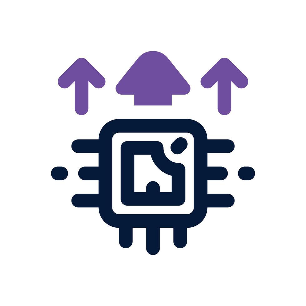 firmware dual tone icon. Sleek and modern icon for websites and mobile apps. vector