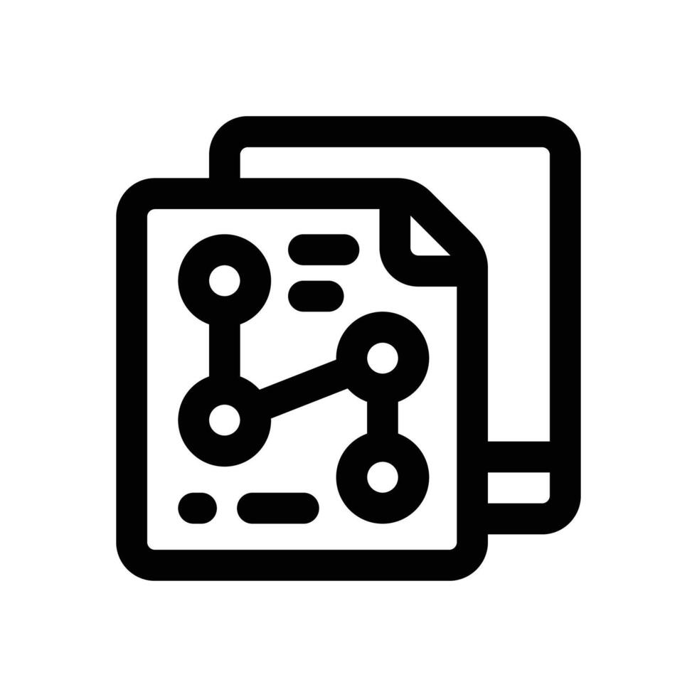 infographic line icon. Clean and minimalist icon for websites and mobile apps. vector