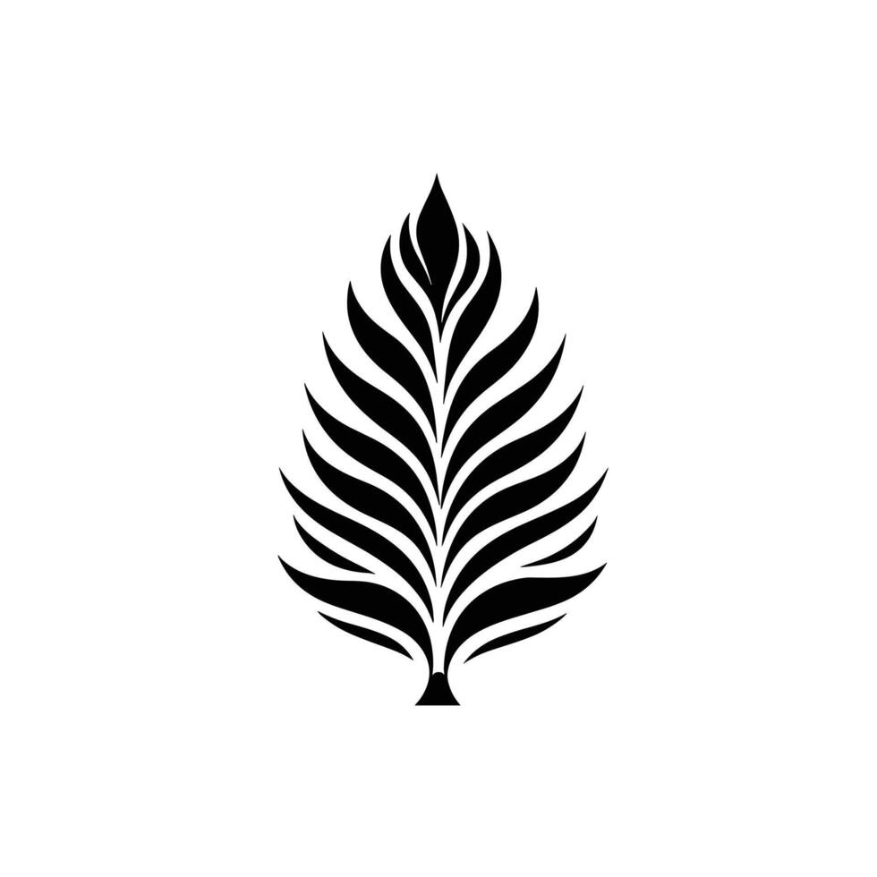 Realistic Of Fir Illustration for Branding vector