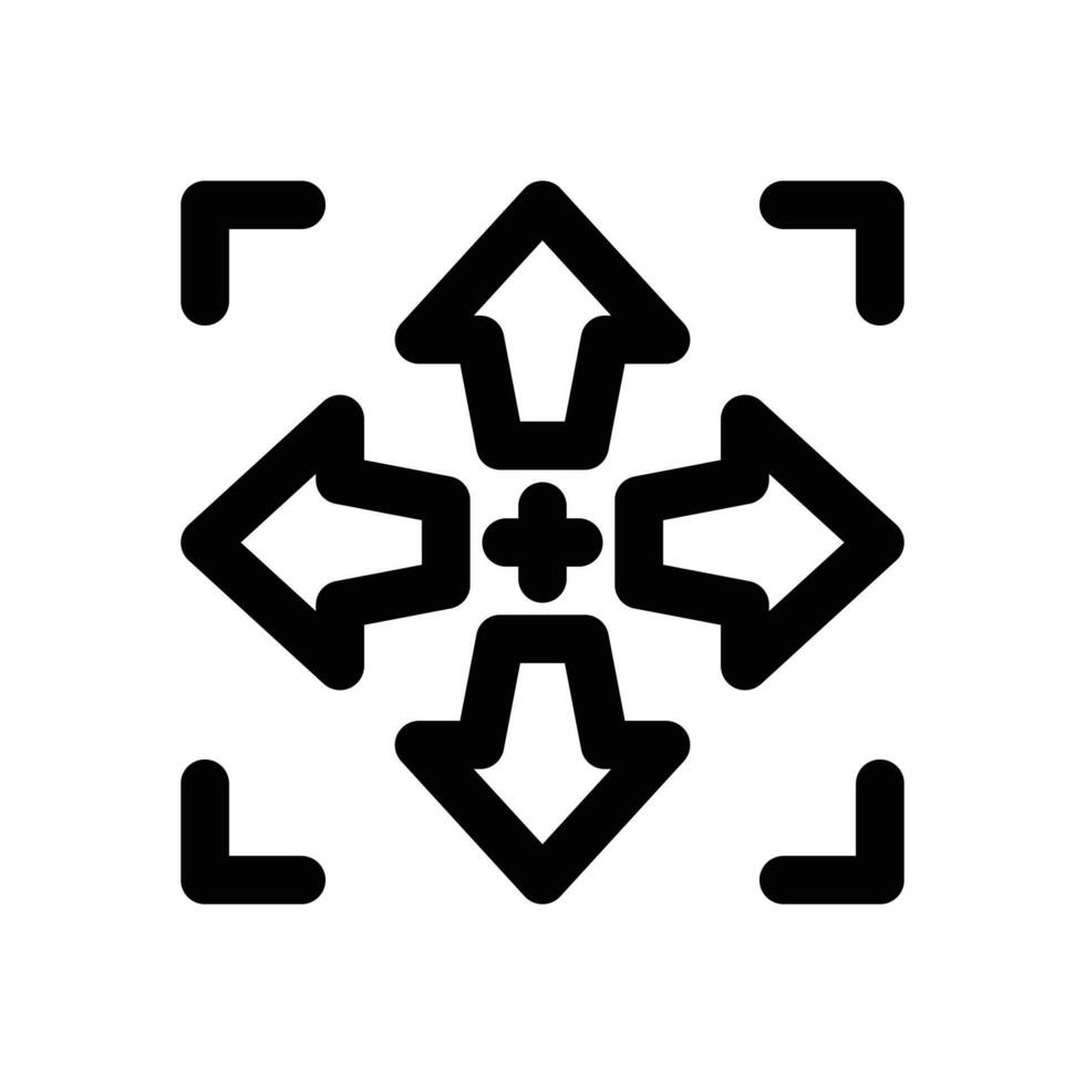 move line icon. Clean and minimalist icon for websites and mobile apps. vector